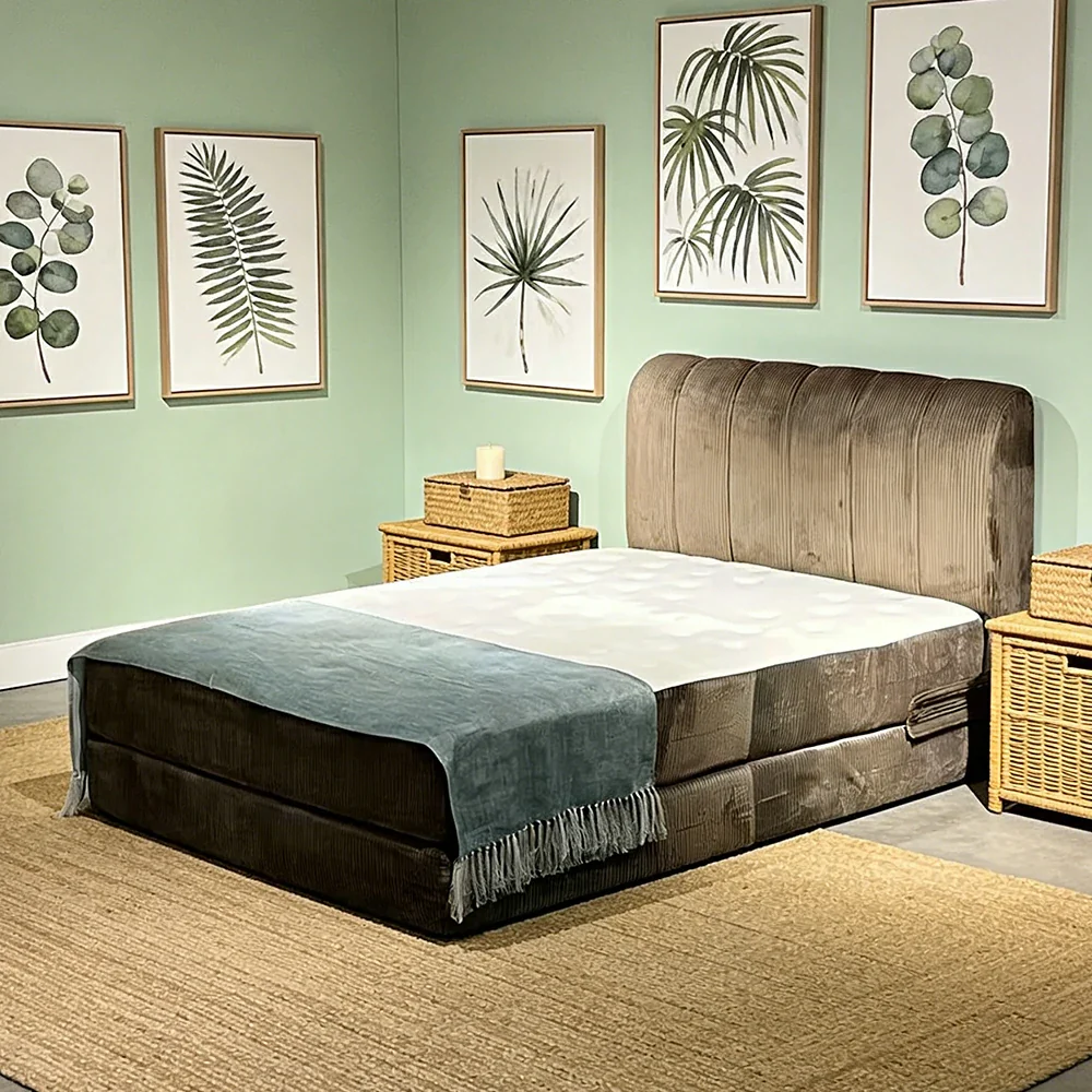 LUXORA B604 Minimalist Bed - High-Resilience Support System, Eco-Friendly Breathable Materials, Noise-Reduced Structure - Image 4