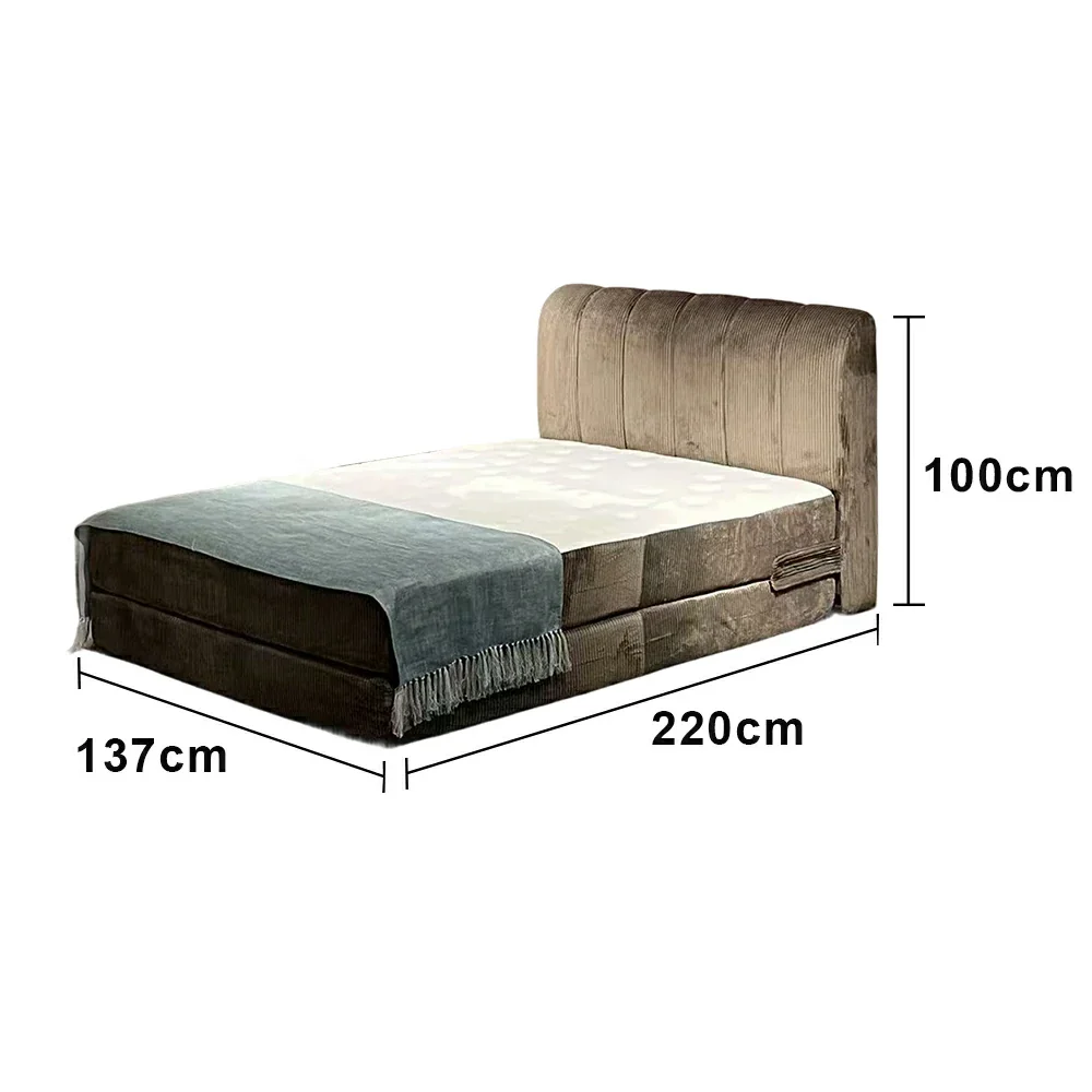 LUXORA B604 Minimalist Bed - High-Resilience Support System, Eco-Friendly Breathable Materials, Noise-Reduced Structure - Image 5