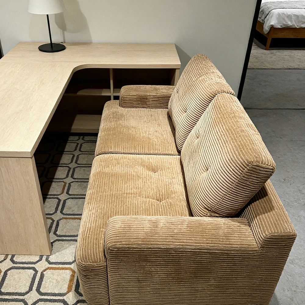 LUXORA B317C Multi Seater Sofa Compressible Packaging Quick Rebound Cushion High Density Foam Core Space Saving Design - Image 4