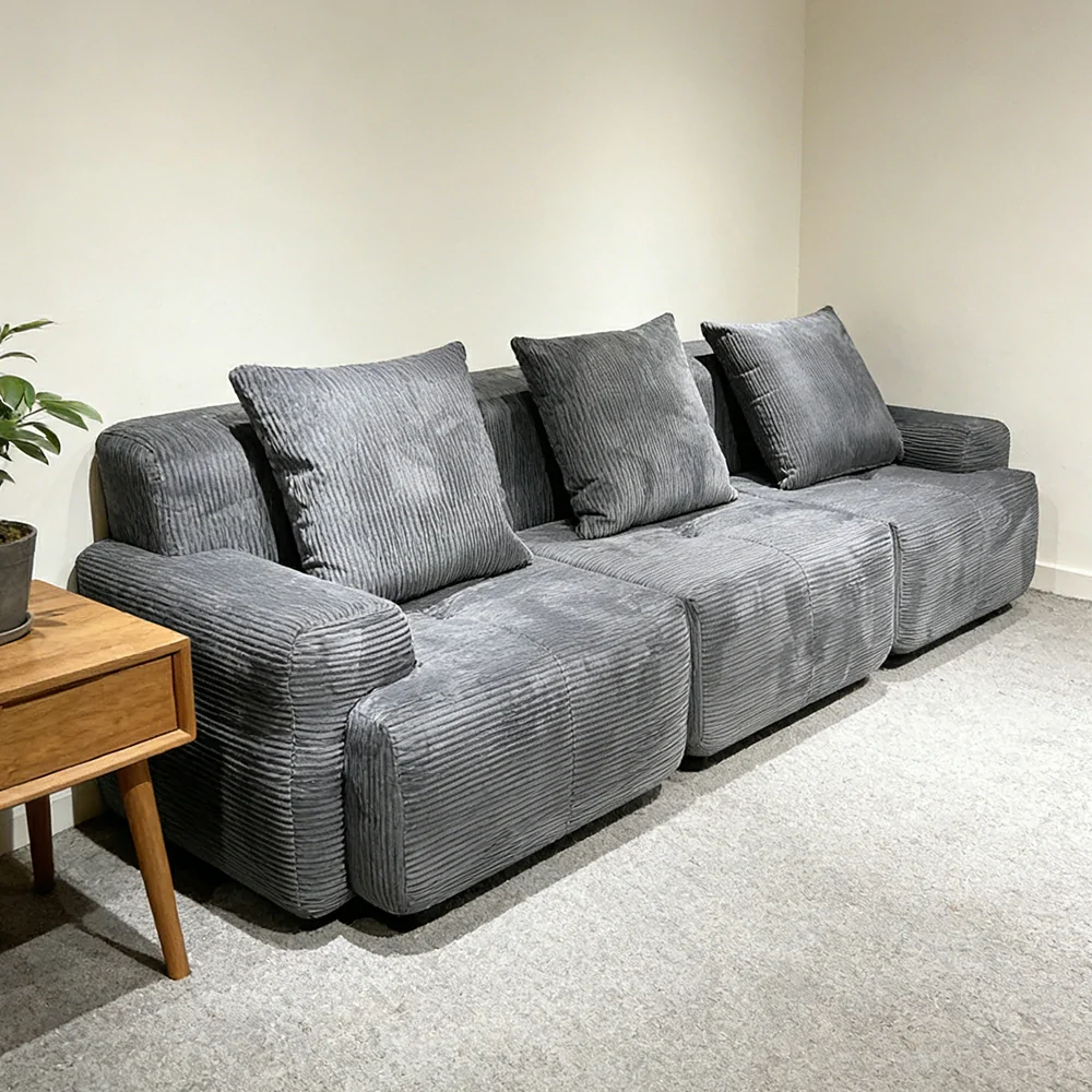 LUXORA B315E 280/300cm Sofa Compressible Packaging Quick Rebound Cushion High Density Foam Core Space Saving Design - Image 4