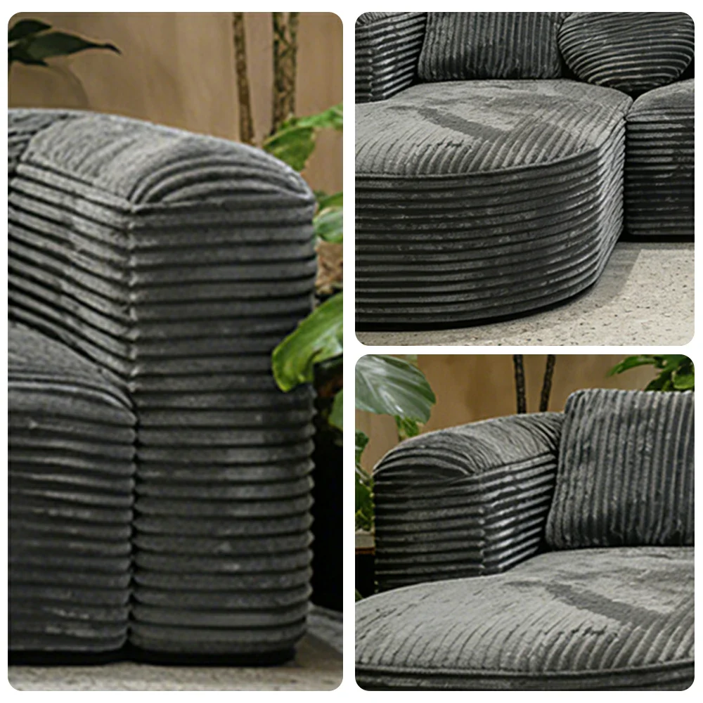 LUXORA B208 Sofa Compressible Packaging Quick Rebound Cushion High Density Foam Core Space Saving Design - Image 3