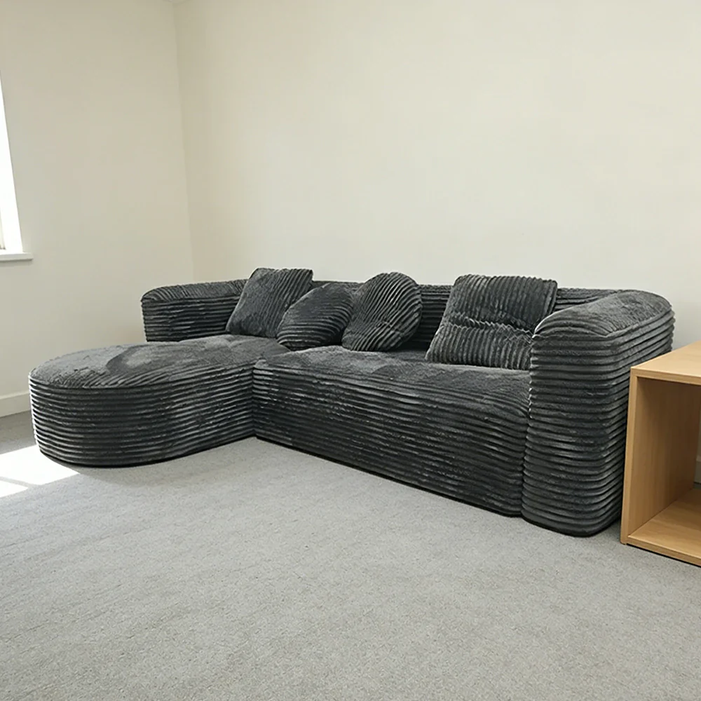 LUXORA B208 Sofa Compressible Packaging Quick Rebound Cushion High Density Foam Core Space Saving Design - Image 4
