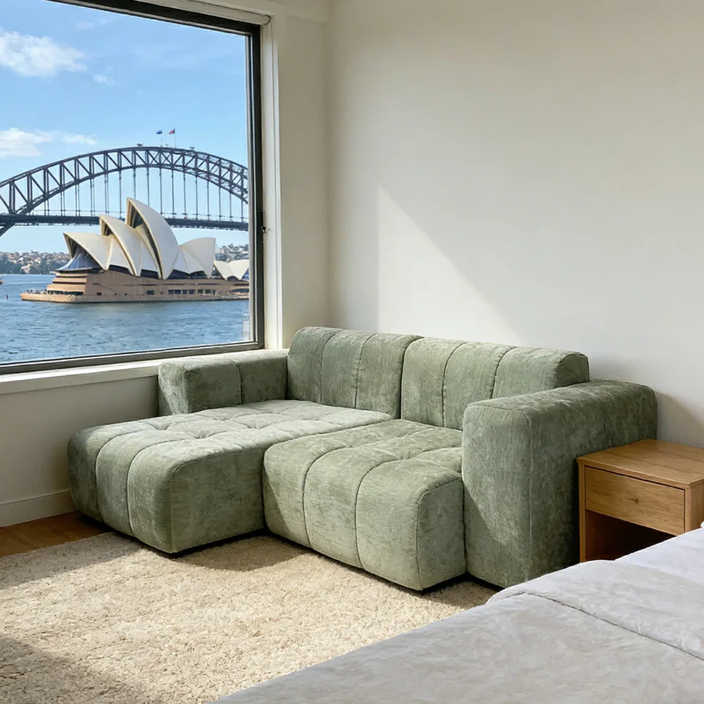 LUXORA B205B Sofa Compressible Packaging Quick Rebound Cushion High Density Foam Core Space Saving Design - Image 4