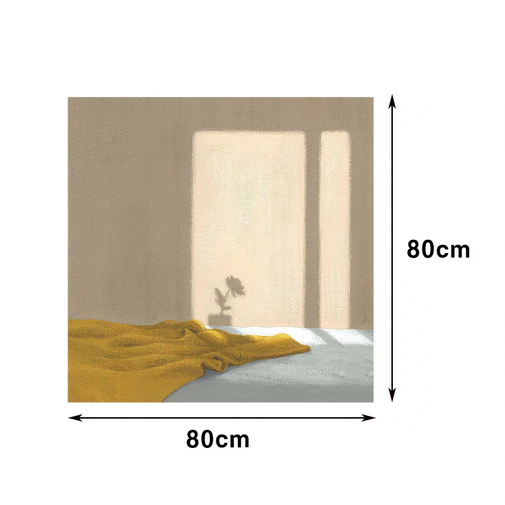 LUXORA Hand-Painted Oil Painting 50/80/120cm Contemporary Decorative Canvas with Smooth Textures Ideal for Bedrooms, Hallways, and Light-Luxury Home Interior Design - Image 6