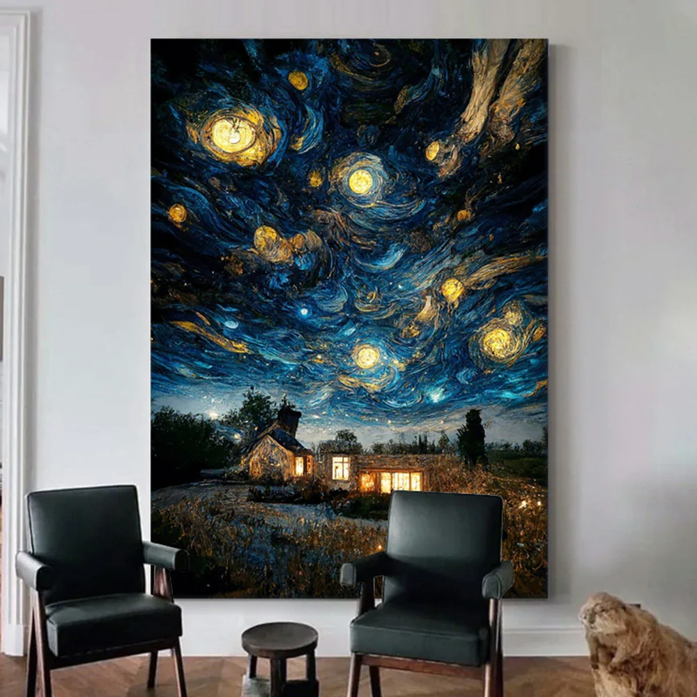 LUXORA Hand-Painted Oil Painting 50/80/100cm Minimalist Wall Art Featuring Subtle Texture Layers to Elevate Interior Spaces with a Soft and Modern Home Ambience - Image 4