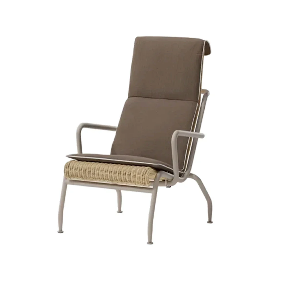 LUXORA High-Back Sofa Chair - 2.0mm Aluminium Frame, UV and Rust-Resistant Finish, Quick-Dry Cushion, Indoor and Outdoor Use