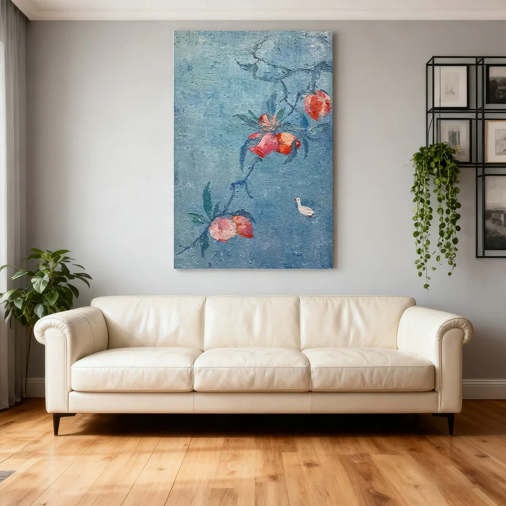 LUXORA Hand-Painted Oil Painting 90/120/180cm - Elegant Hand-Painted Canvas Art in Soft Neutrals for Refined and Clean Spaces - Image 2