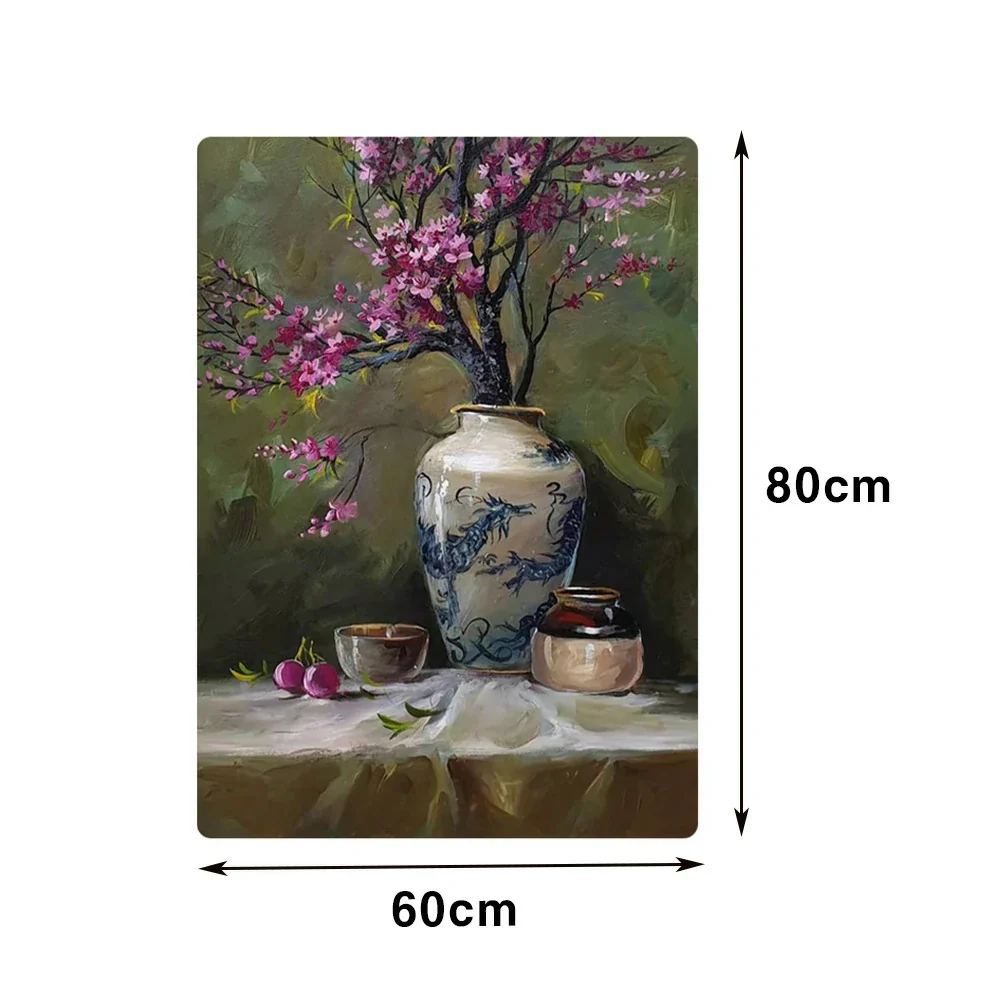 LUXORA Hand-Painted Oil Painting 60/80/120cm - Modern Wall Art That Blends Neutral Shades and Minimal Form for Timeless Style - Image 5