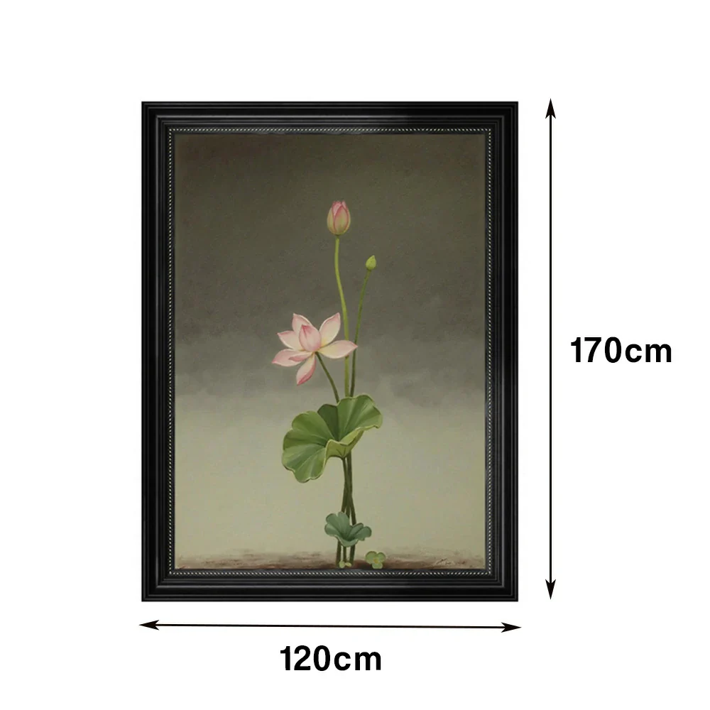 LUXORA Hand-Painted Oil Painting 50/80/120cm - Minimalist Abstract Canvas That Harmonises with Light and Airy Interiors - Image 7