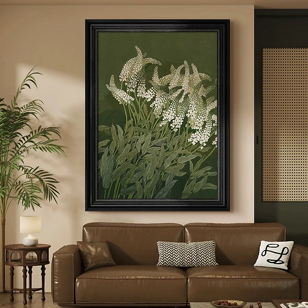 LUXORA Hand-Painted Oil Painting 50/80/120cm - Contemporary Abstract Painting Blending Calm Tones and Balanced Geometry - Image 2