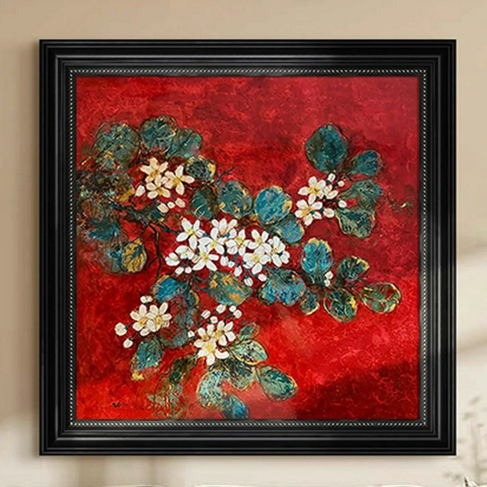 LUXORA Hand-Painted Oil Painting 60/90/140cm - Soft Brush Texture and Neutral Finish Bring a Relaxed Feel to Home Décor - Image 3
