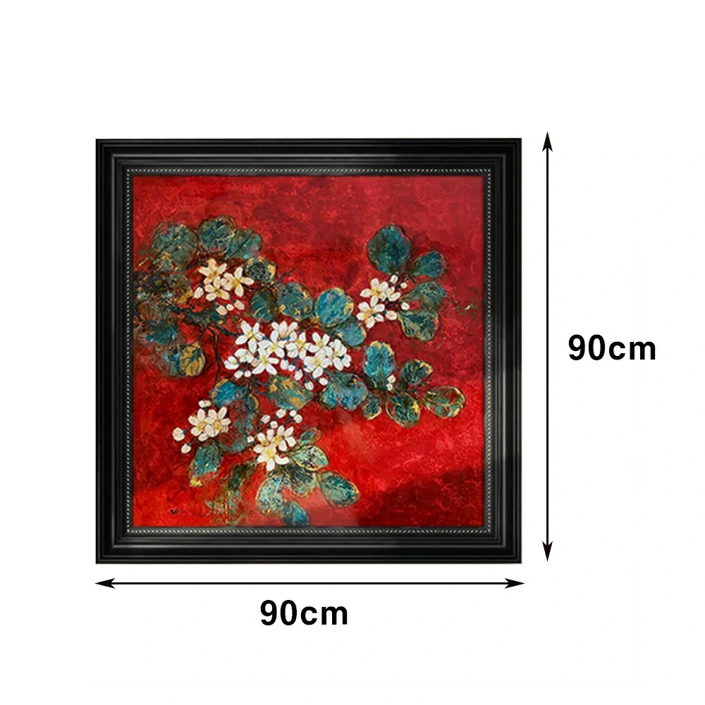 LUXORA Hand-Painted Oil Painting 60/90/140cm - Soft Brush Texture and Neutral Finish Bring a Relaxed Feel to Home Décor - Image 6