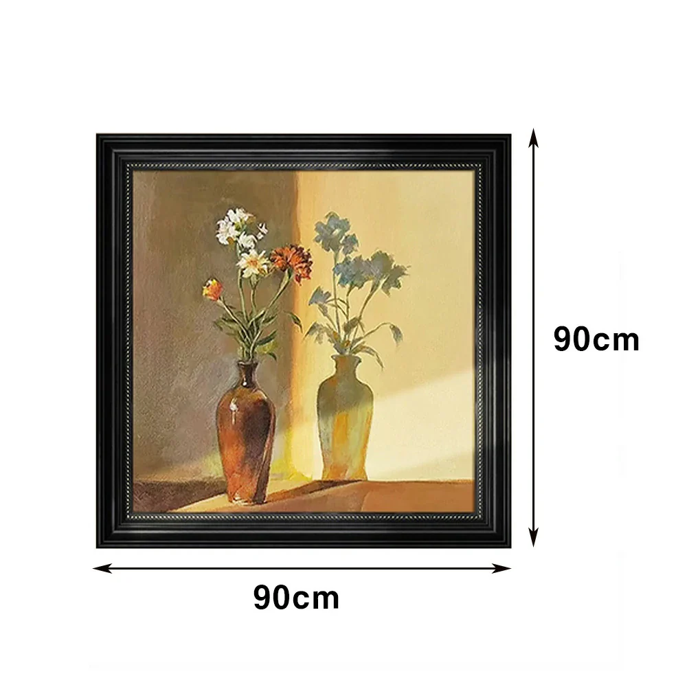 LUXORA Hand-Painted Oil Painting 60/90/140cm - Neutral Abstract Design Bringing Serenity and Subtle Charm to Modern Spaces - Image 6