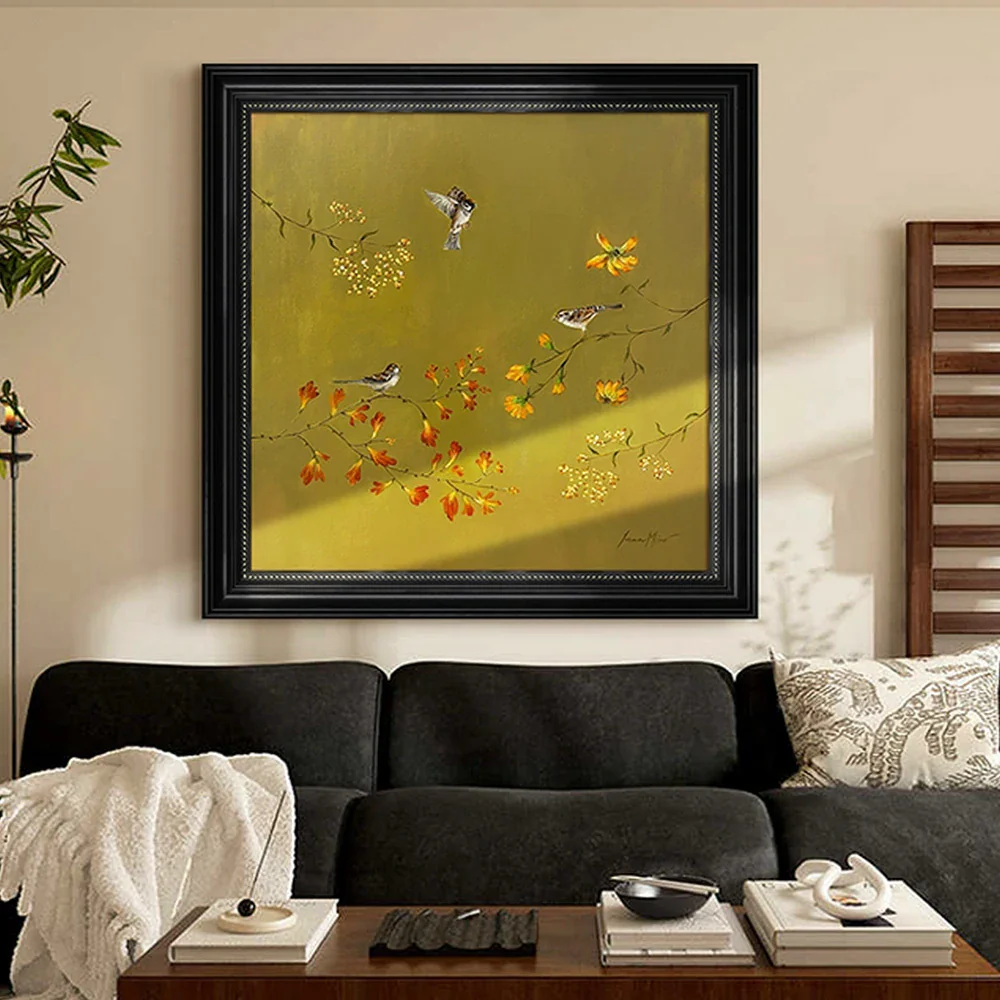 LUXORA Hand-Painted Oil Painting 60/90/140cm - Neutral Hand-Painted Canvas That Adds Calm and Warmth to Living Areas - Image 2