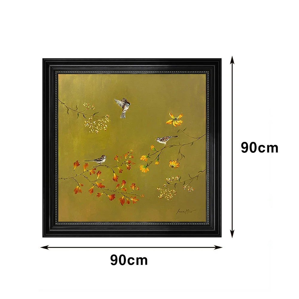 LUXORA Hand-Painted Oil Painting 60/90/140cm - Neutral Hand-Painted Canvas That Adds Calm and Warmth to Living Areas - Image 6