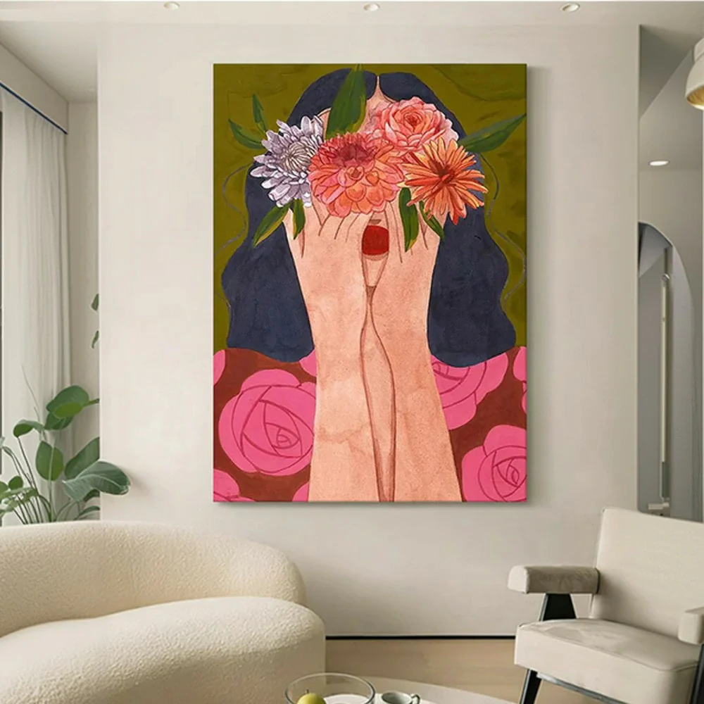 LUXORA Hand-Painted Oil Painting 50/80/100cm - Neutral Abstract Design Bringing Warmth and Tranquility to Home Decor - Image 2