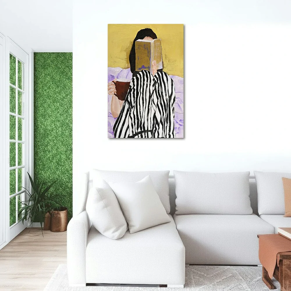 LUXORA Hand-Painted Oil Painting 50/80/100cm - Contemporary Wall Art Adding Subtle Sophistication to Light Interiors - Image 4