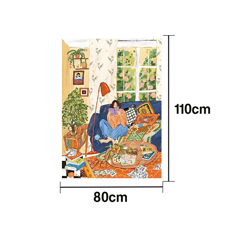 LUXORA Hand-Painted Oil Painting 50/80/100cm - Refined Canvas Artwork with Modern Elegance and Subtle Colour Tone - Image 6