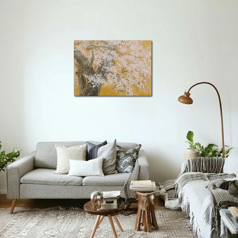 LUXORA Hand-Painted Oil Painting 70/110/140cm - Refined Wall Art That Blends Harmony, Balance and Simplicity - Image 4