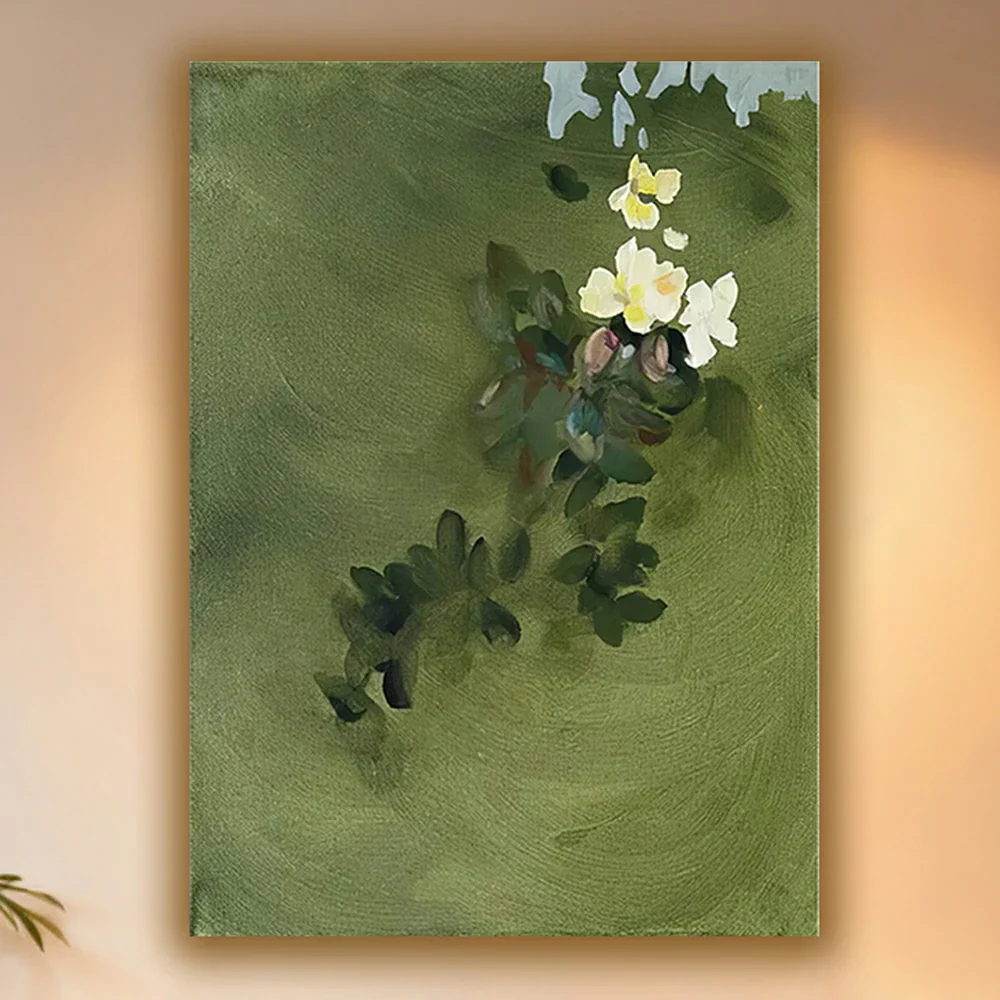 LUXORA Hand-Painted Oil Painting 50/80/100cm - Minimalist Hand-Painted Design That Enhances Contemporary Living Areas with Subtle Elegance and Warmth - Image 3