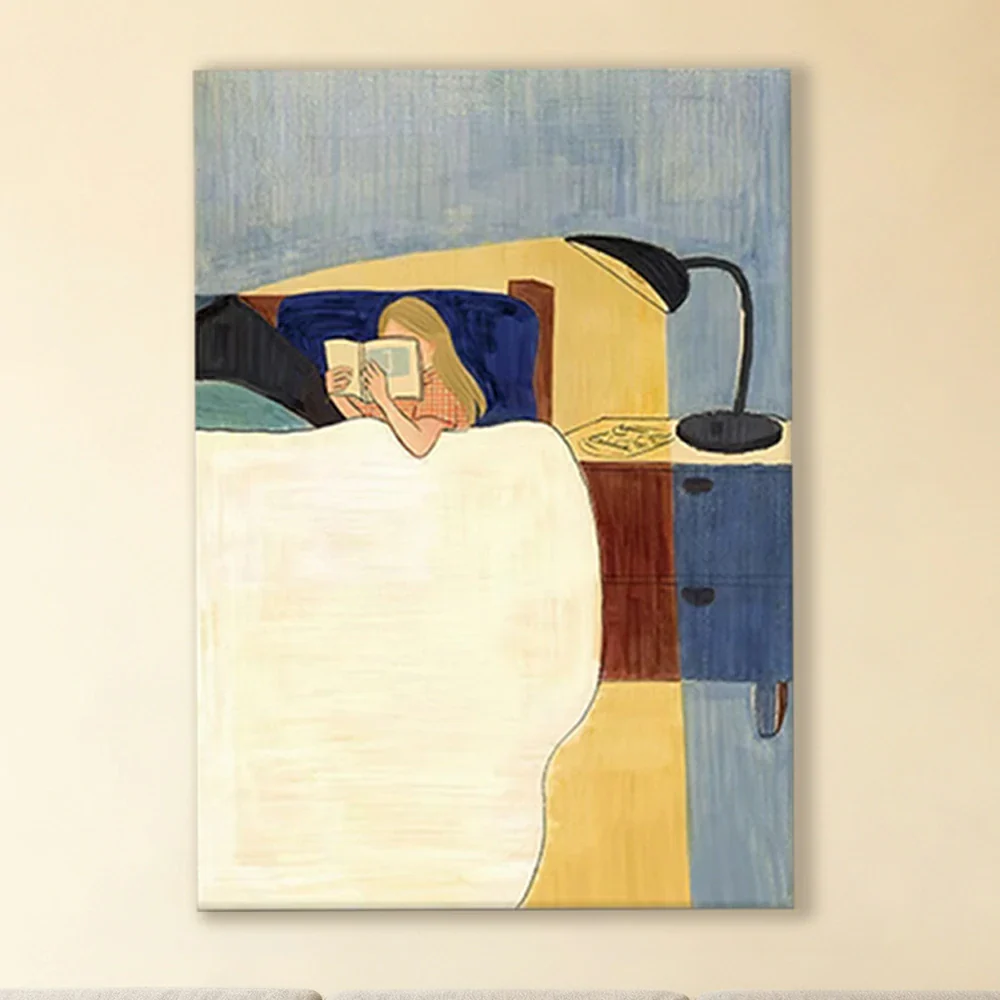 LUXORA Hand-Painted Oil Painting 50/80/100cm - Premium Hand-Painted Abstract Design That Adds Balance and Warmth to Living, Dining and Relaxed Lounge Spaces - Image 3