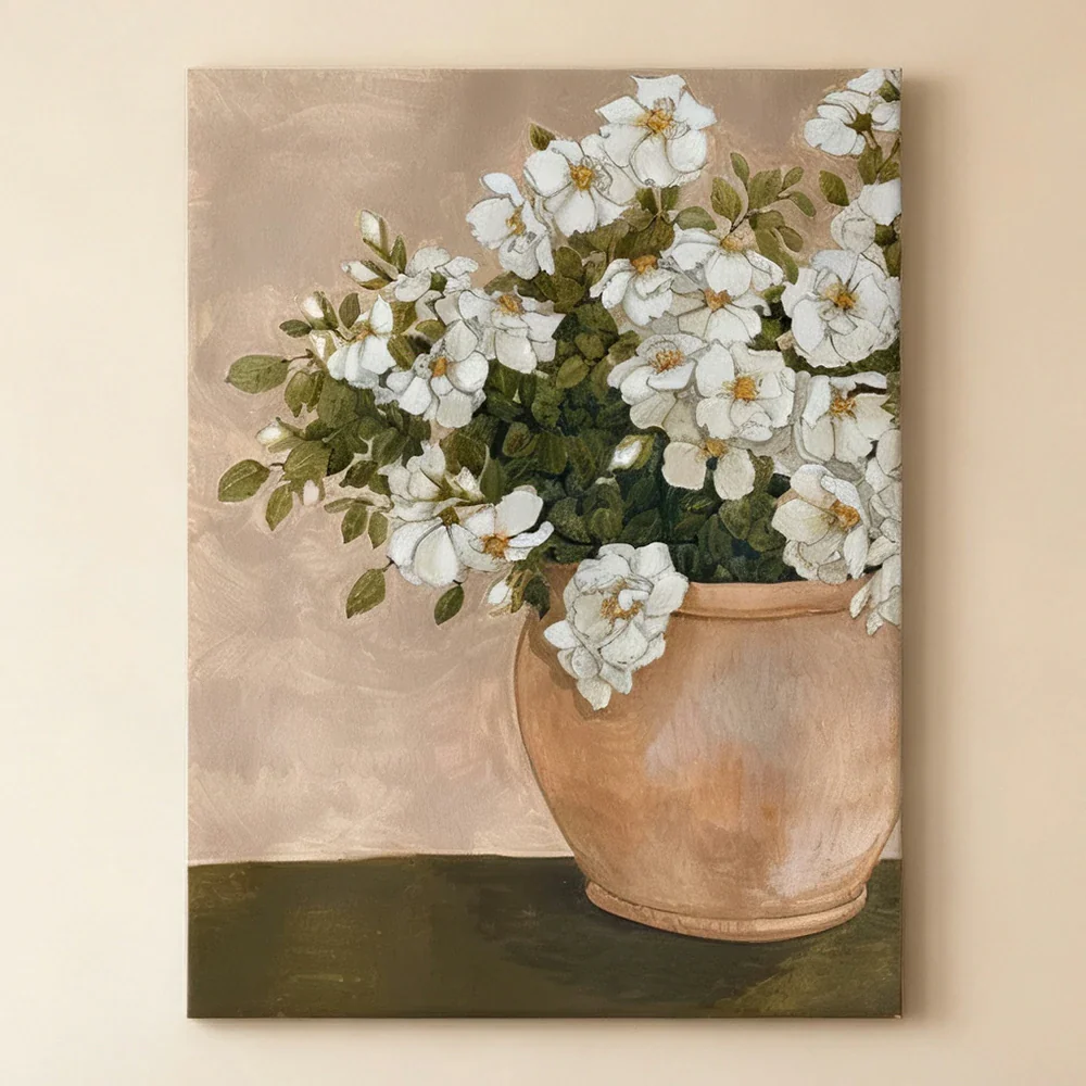 LUXORA Hand-Painted Oil Painting 50/80/100cm - Modern Abstract Canvas Painting with Gentle Colours and Smooth Texture for Living Rooms, Bedrooms and Hallway Walls - Image 3