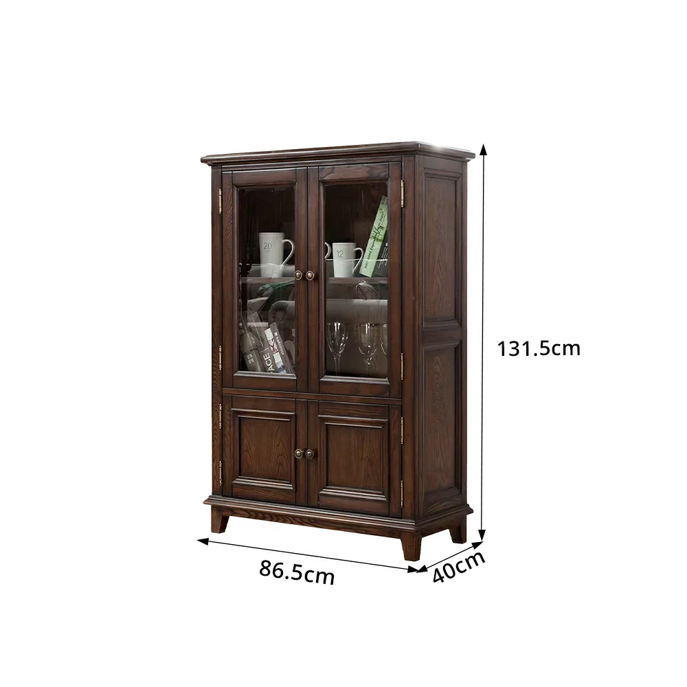 LUXORA Solid Wood 8 Drawer Chest with Large Storage American Style Cabinet for Living Room Bedroom Entryway(副本) - Image 7