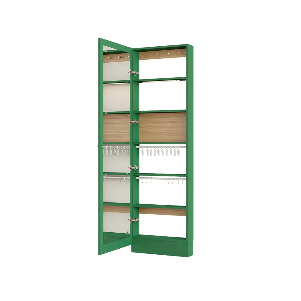 LUXORA Vintage Dressing Cabinet Large Storage Vanity Organizer for Bedroom Walk-In Closet - Green - Image 2