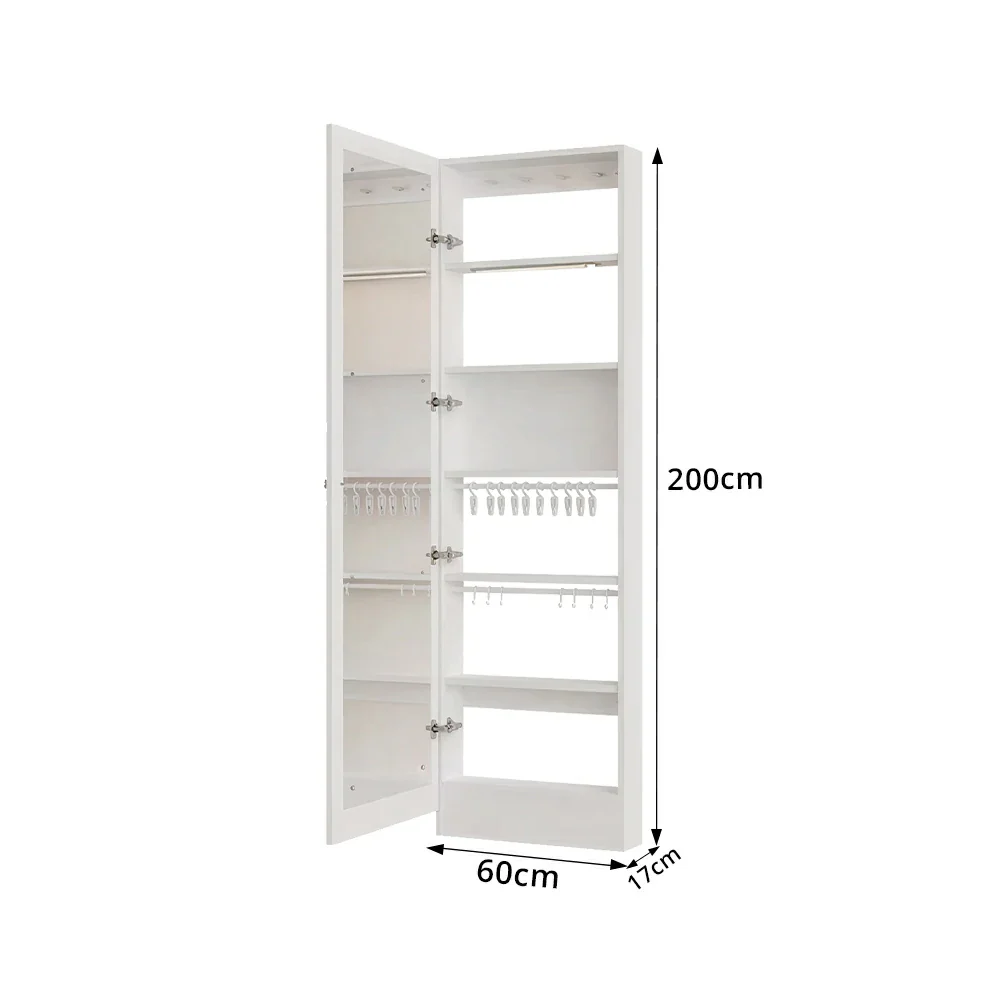 LUXORA Vintage Dressing Cabinet Large Storage Vanity Organizer for Bedroom Walk-In Closet - White - Image 8