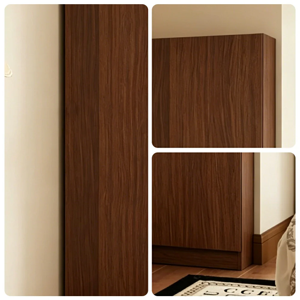 LUXORA Vintage Dressing Cabinet Large Storage Vanity Organizer for Bedroom Walk-In Closet - Brown - Image 4