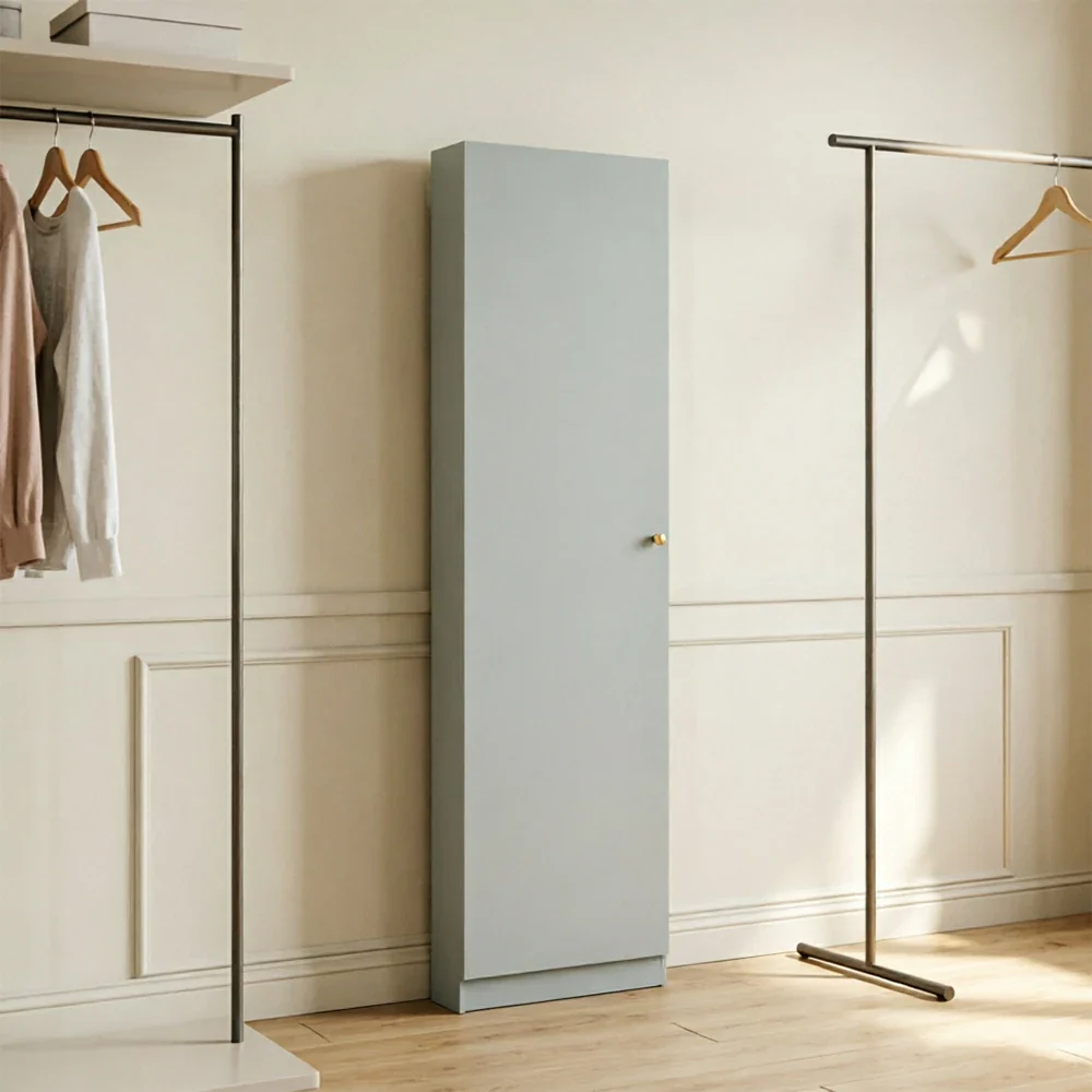 LUXORA Vintage Dressing Cabinet Large Storage Vanity Organizer for Bedroom Walk-In Closet - Grey&Green - Image 6