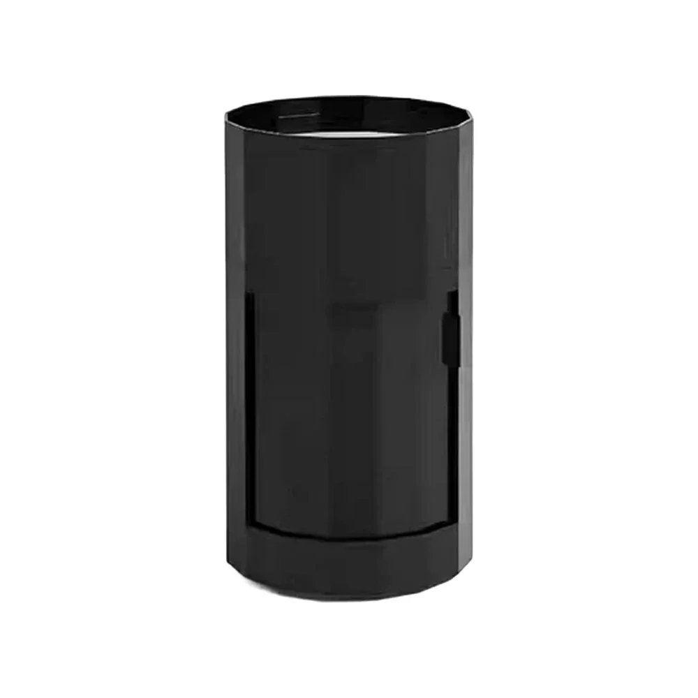 LUXORA 49/66cm Multi-Function Side Table - Removable Tray Design - Stable & Mobile Structure - Compact Rolling Storage Unit - Black - Image 6