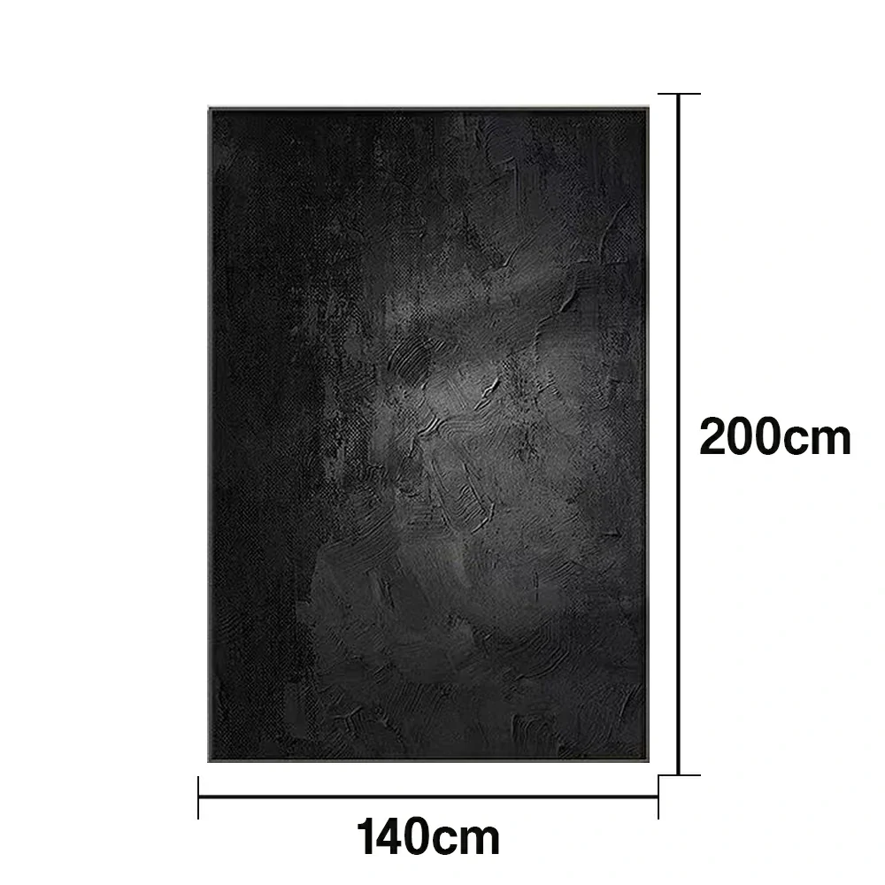 LUXORA Hand-Painted Oil Painting 70/100/140cm - Neutral Hand-Painted Canvas Art Crafted for Peaceful and Simple Interior Environments - Image 7
