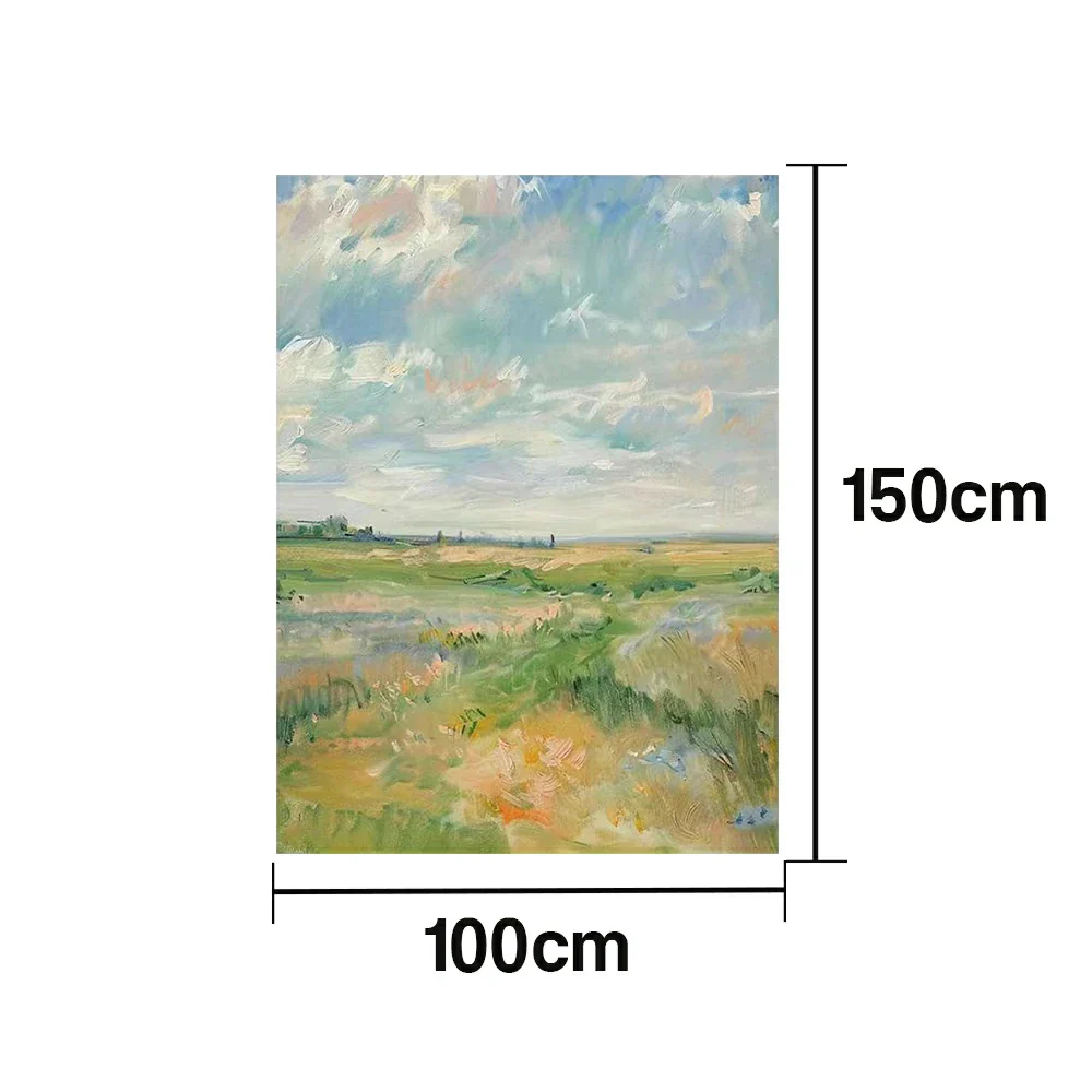 LUXORA Hand-Painted Oil Painting 70/100/140cm Light-Luxury Textured Wall Art Featuring Layered Brushstrokes Designed for Sophisticated Apartments and Interior Spaces - Image 5