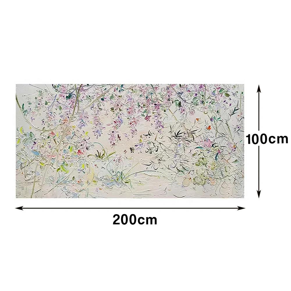 LUXORA Hand-Painted Oil Painting 100/140/200cm - Modern Abstract Wall Piece with Subtle Colour Movement and Fine Texture - Image 7
