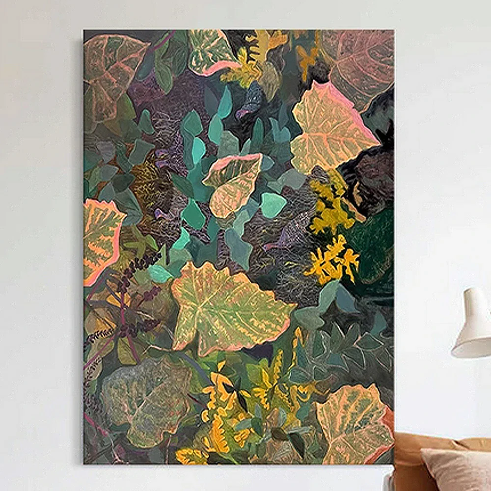 LUXORA Hand-Painted Oil Painting 50/80/120cm - Neutral Hand-Painted Artwork Designed for Harmony and Modern Simplicity - Image 3