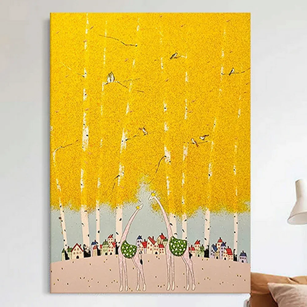 LUXORA Hand-Painted Oil Painting 50/80/120cm - Minimalist Design Painting Offering Clean Geometry and Balanced Neutral Tone - Image 3