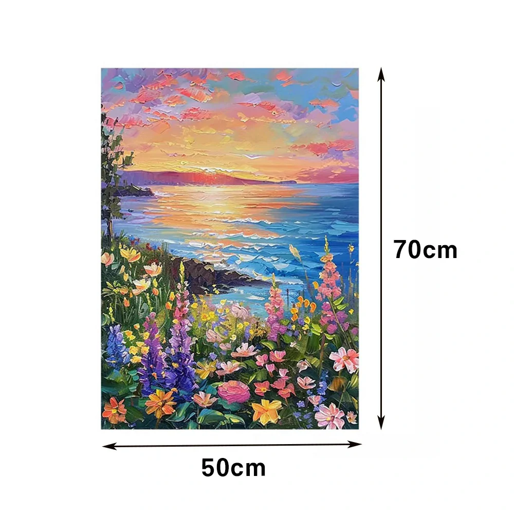 LUXORA Hand-Painted Oil Painting 50/80/120cm - Minimalist Neutral Artwork Perfect for Calm and Comfortable Living Rooms - Image 5