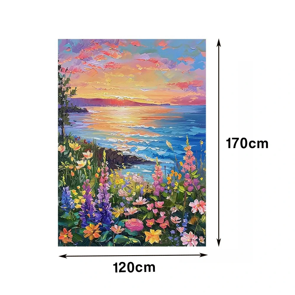 LUXORA Hand-Painted Oil Painting 50/80/120cm - Minimalist Neutral Artwork Perfect for Calm and Comfortable Living Rooms - Image 7
