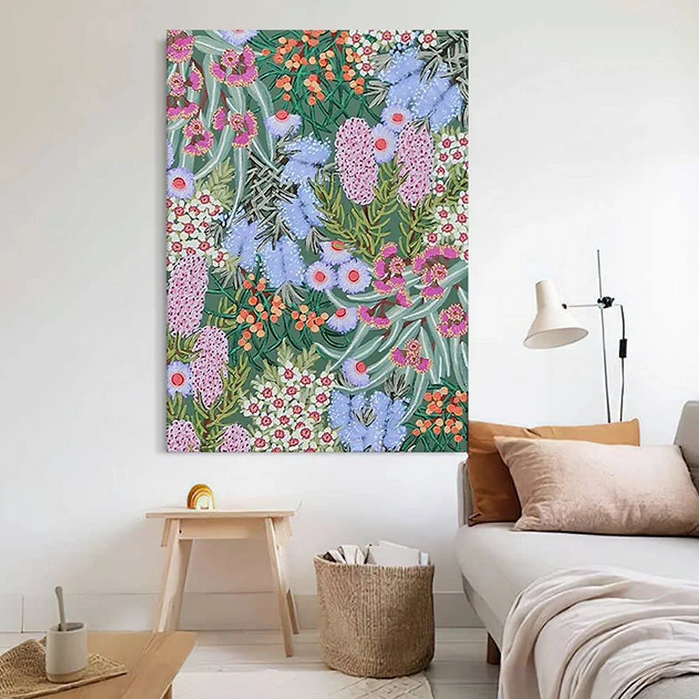 LUXORA Hand-Painted Oil Painting 50/80/120cm - Contemporary Minimalist Wall Piece with Refined Texture and Neutral Palette - Image 2