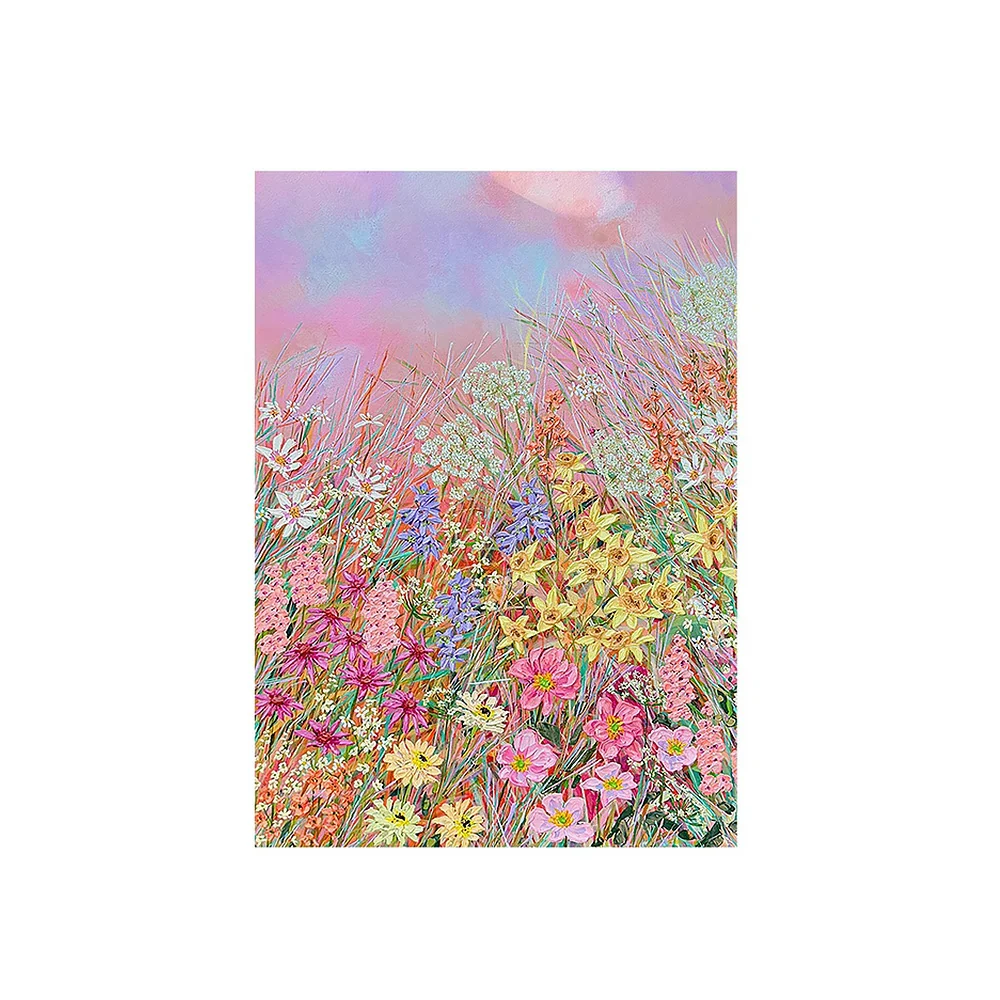 LUXORA Hand-Painted Oil Painting 50/80/120cm - Elegant Canvas Artwork with Smooth Finish and Subtle Layered Brushwork
