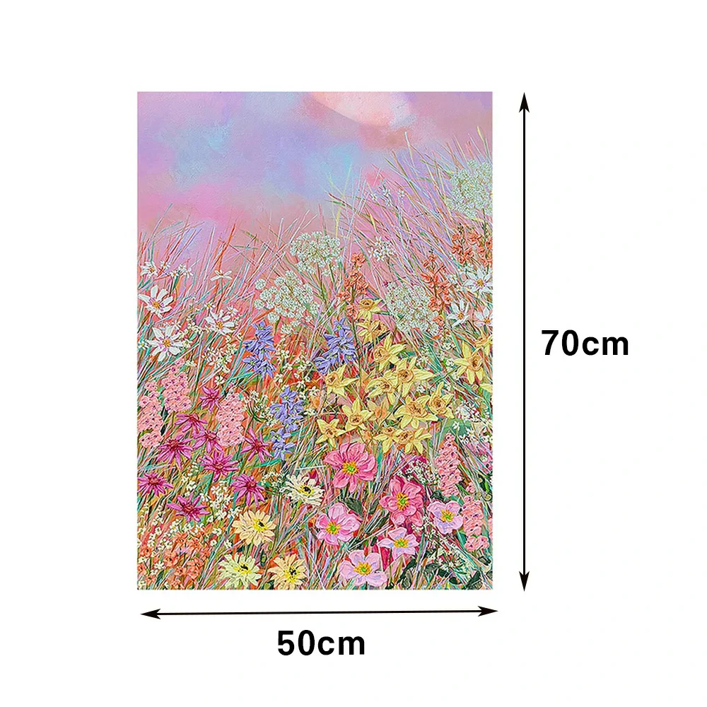 LUXORA Hand-Painted Oil Painting 50/80/120cm - Elegant Canvas Artwork with Smooth Finish and Subtle Layered Brushwork - Image 5