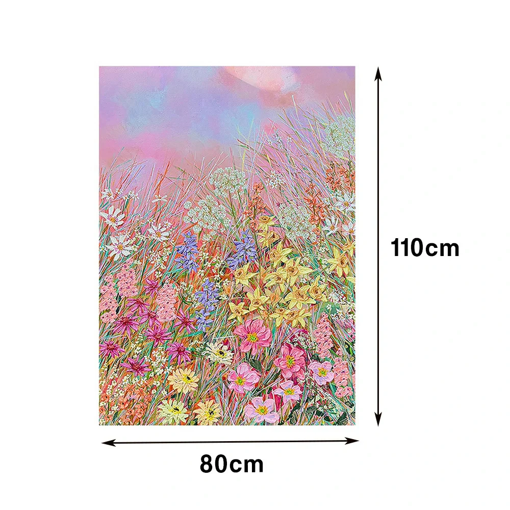 LUXORA Hand-Painted Oil Painting 50/80/120cm - Elegant Canvas Artwork with Smooth Finish and Subtle Layered Brushwork - Image 6