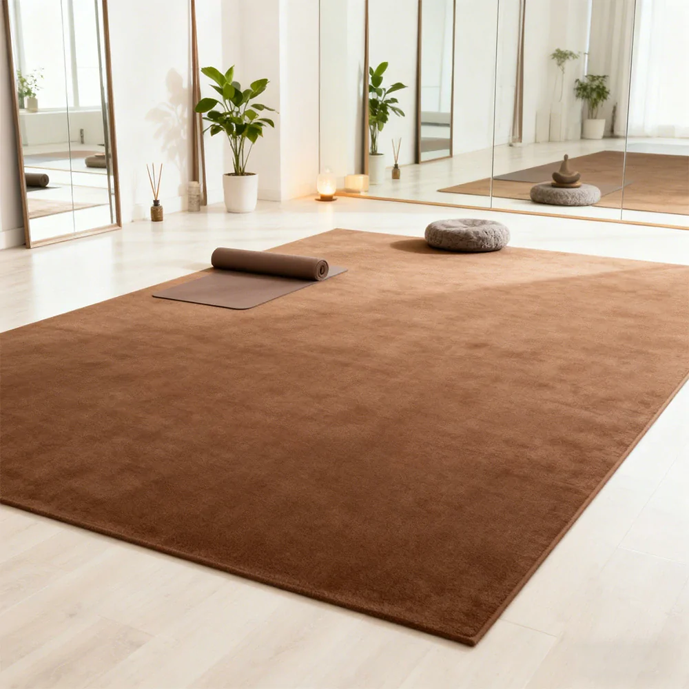 LUXORA 160/200cm Square Floor Rugs Handwoven Soft Rebound Traditional Weave Timeless Design Multi Space Use - Andorra Brown - Image 4