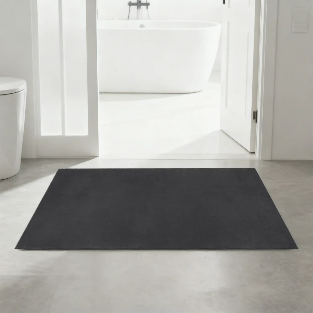 LUXORA 160/200cm Square Floor Rugs Handwoven Soft Rebound Traditional Weave Timeless Design Multi Space Use - Grey - Image 2