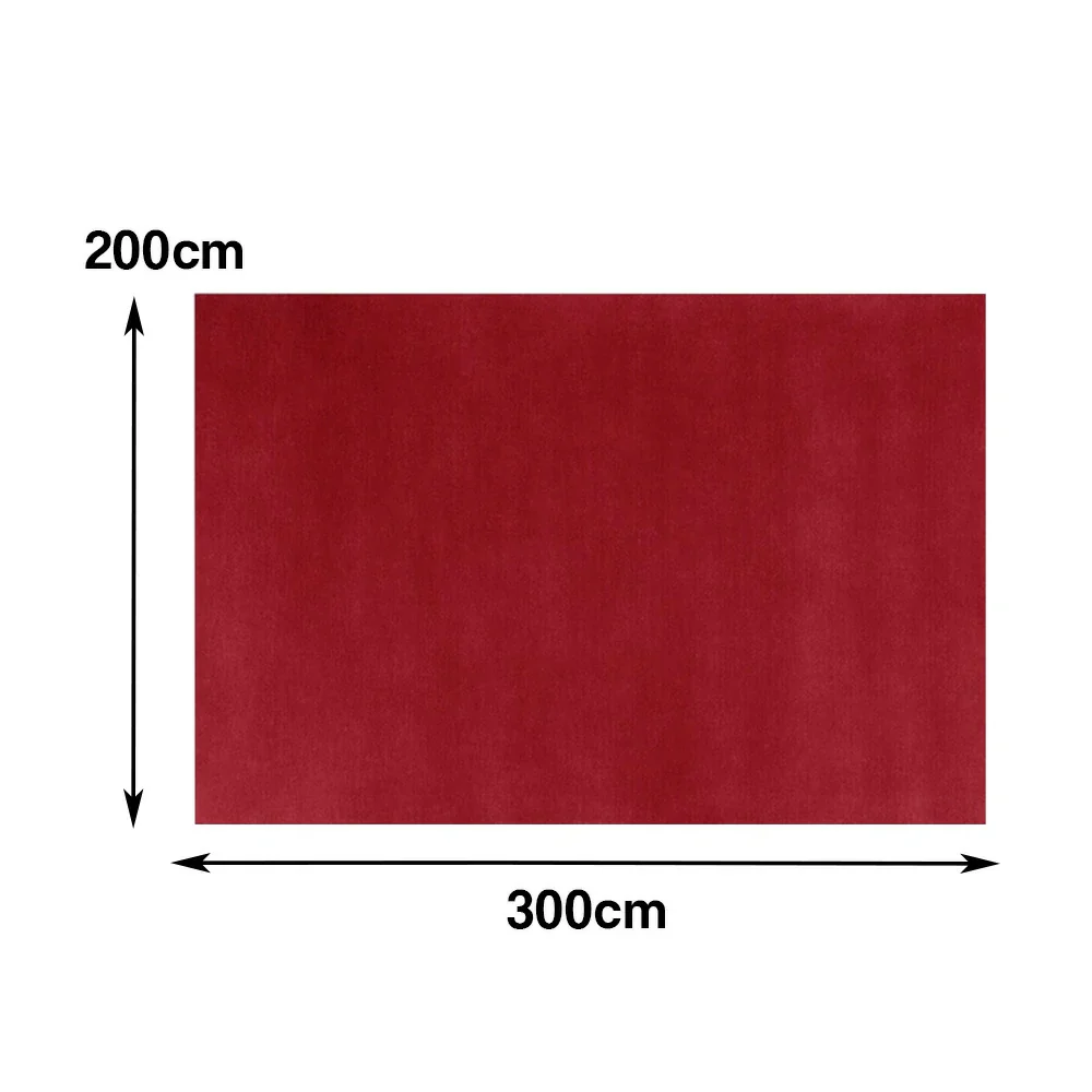 LUXORA 160/200cm Square Floor Rugs Handwoven Soft Rebound Traditional Weave Timeless Design Multi Space Use - Burgundy Red - Image 6