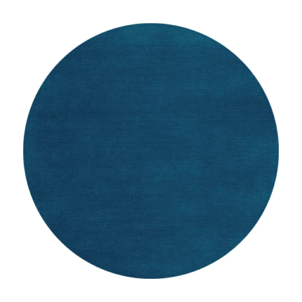 LUXORA 200/250cm Round Floor Rugs Handwoven Soft Rebound Traditional Weave Timeless Design Multi Space Use - Blues