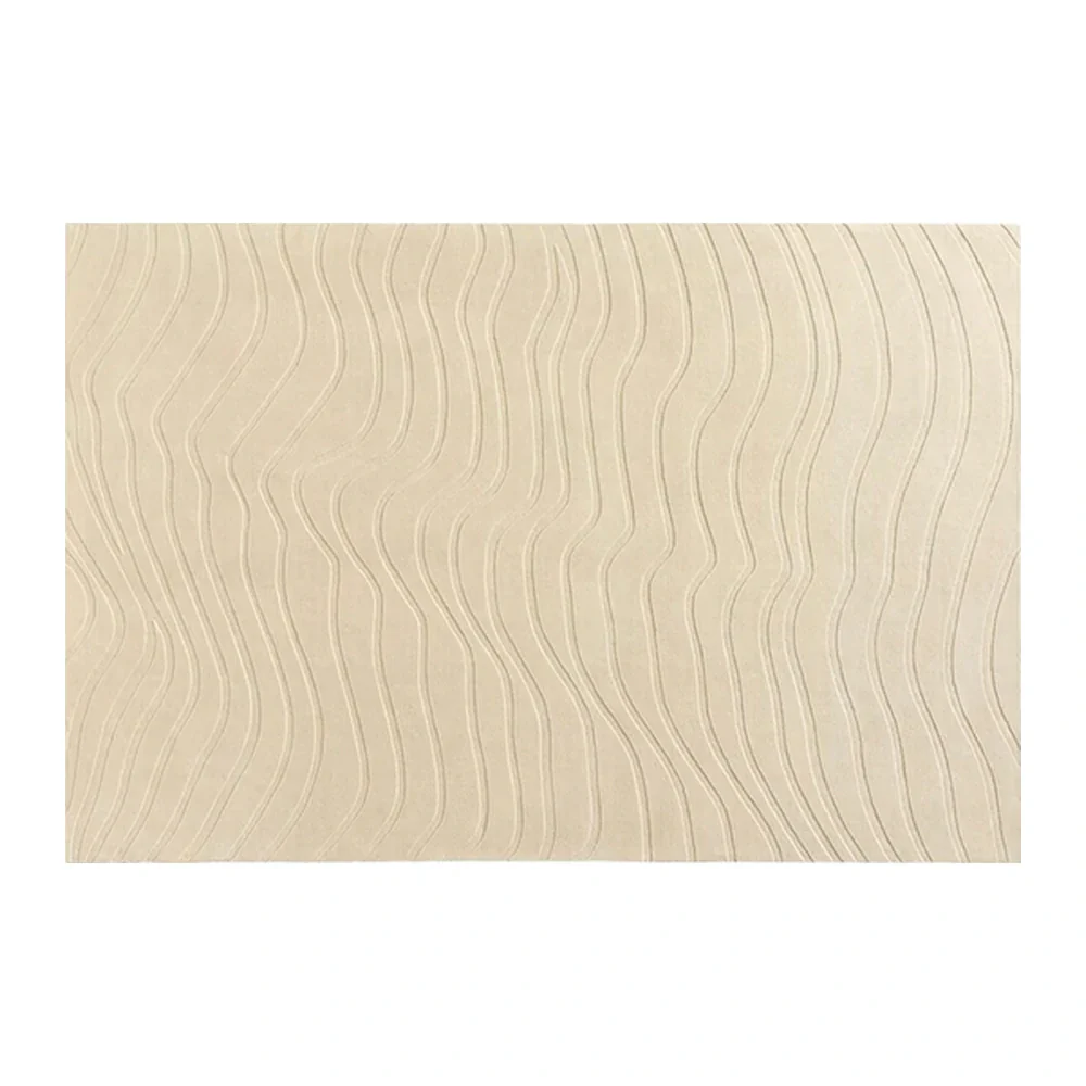 LUXORA 160/200cm Floor Rugs Theme Land Holiday Flame Resistant Anti Slip Solution Dyed Silk Fibre Dual Surface Handcrafted Design