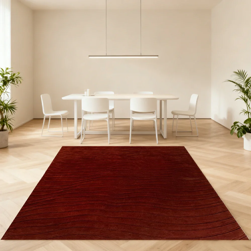 LUXORA 160/200cm Floor Rugs Theme Land Holiday Dual Surface Design Anti Slip Base Flame Resistant Long Fibre Silk Build - Image 2