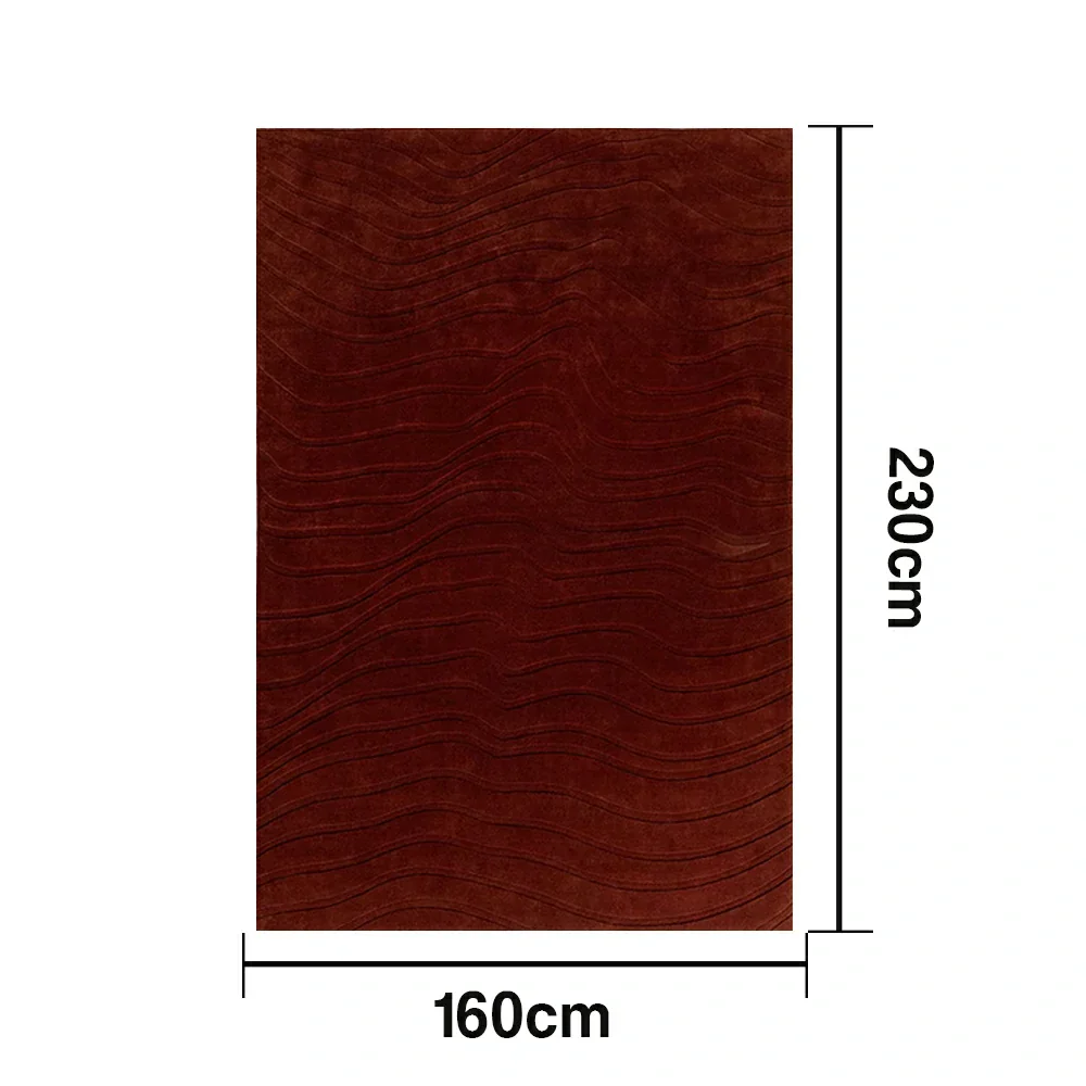 LUXORA 160/200cm Floor Rugs Theme Land Holiday Dual Surface Design Anti Slip Base Flame Resistant Long Fibre Silk Build - Image 6